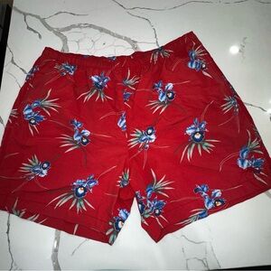 Tommy Bahama Relax Orchid Groves Swim Shorts Floral Print XL Nylon Board Shorts